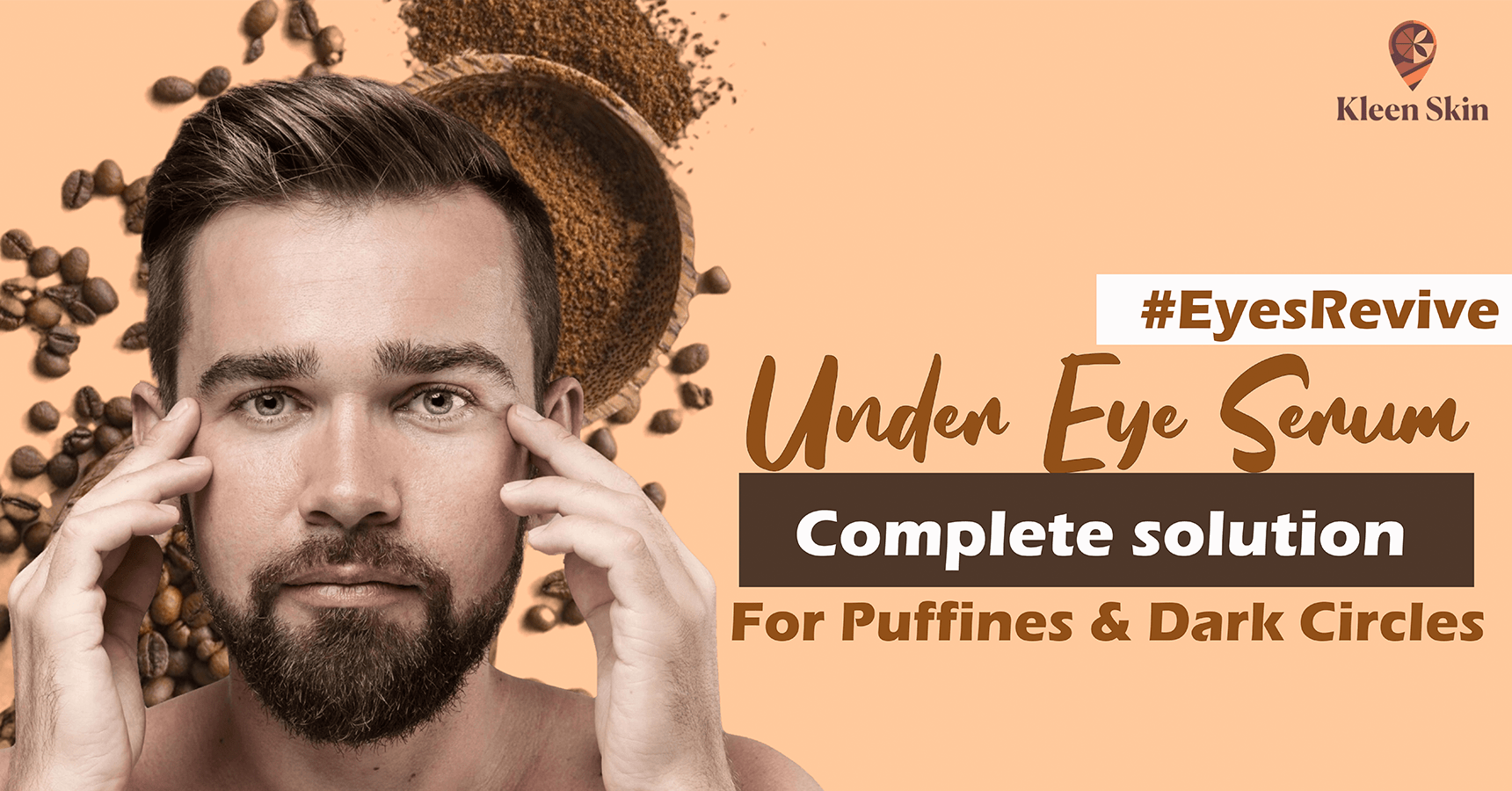 Men's Skincare Spotlight: Under Eye Serum for Dark Circles – A Game Changer - Kleenskin