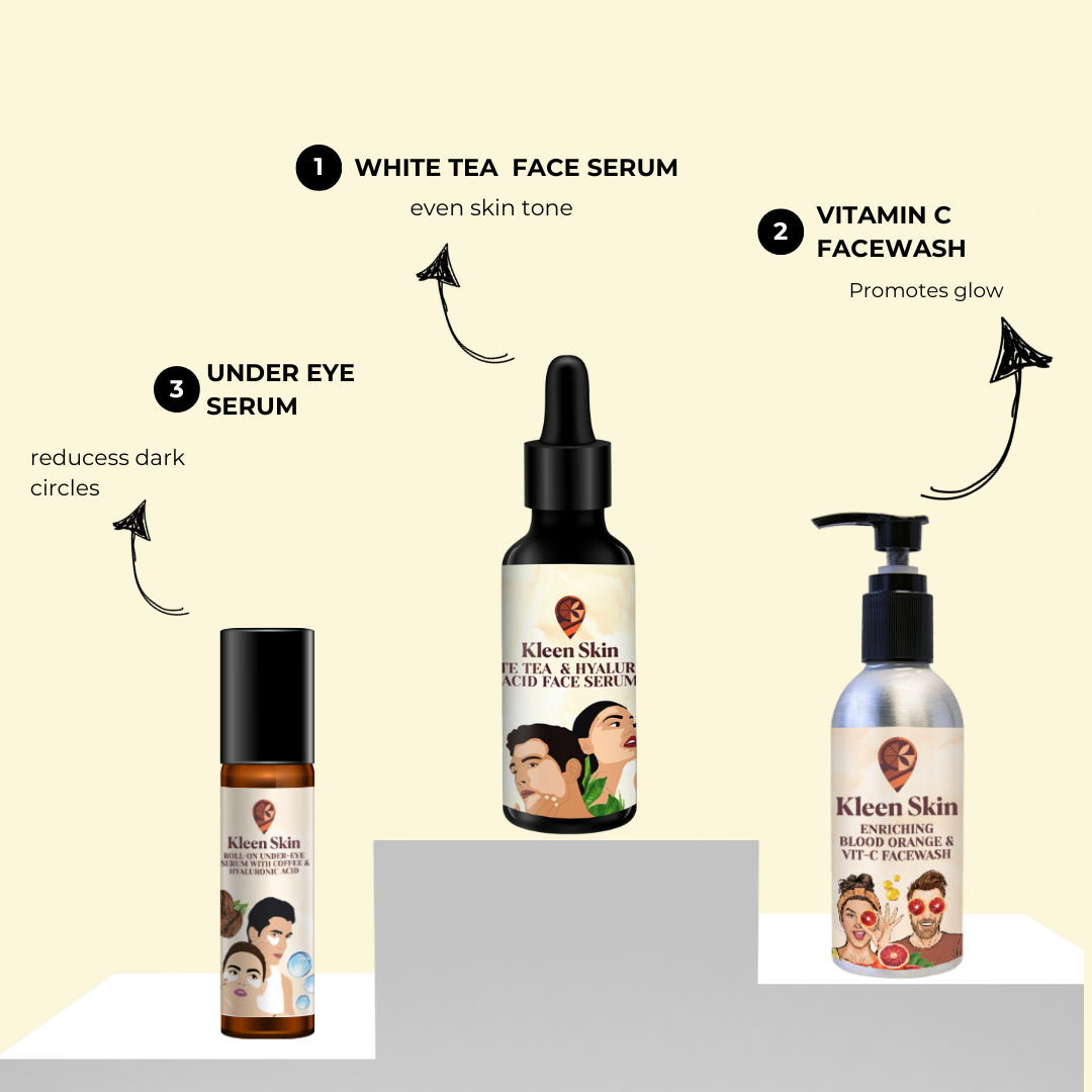 Revitalize & Refresh Combo : Face Wash, Face Serum & Under Eye Serum