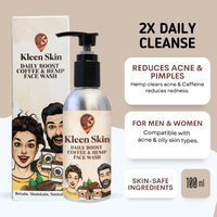 Thumbnail for Daily Boost Coffee & Hemp Face Wash - 100 ml - Kleenskin